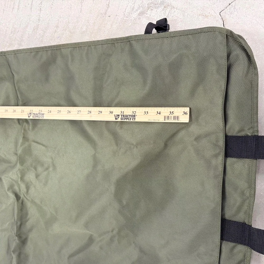WallyBags Garment Bag Unisex Olive Green New Tri-Fold Suit Carrier Bag